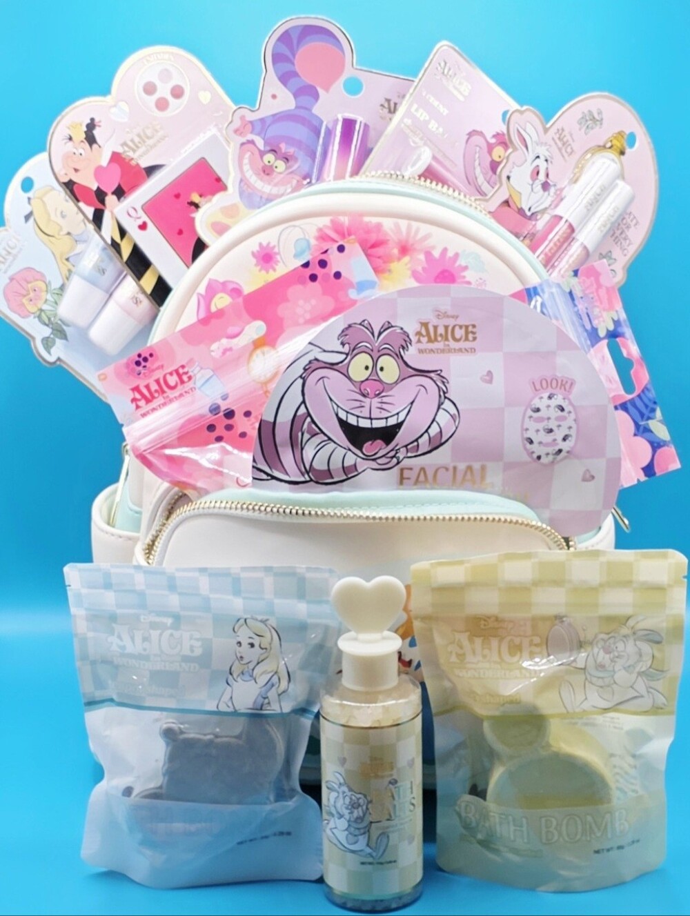 Loungefly Disney Alice in Wonderland Garden Flowers Mini Backpack Gift Set